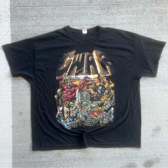 GWAR 2017 Concert Merchandise Blood of Gods Graphic Music Tee Shirt Graphic 3XL - Picture 2 of 8